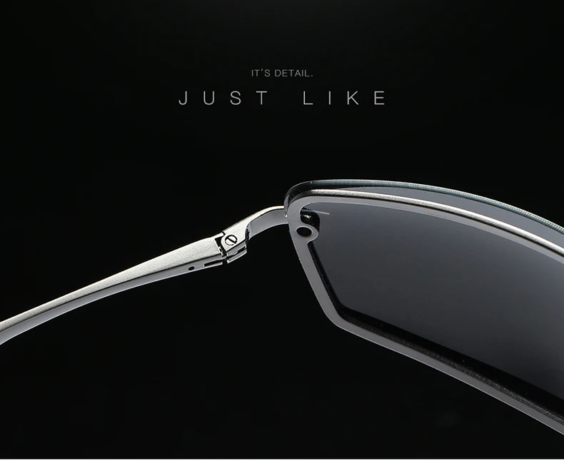 JackJad мужские стильные поляризованные солнцезащитные очки для вождения, высокое качество, квадратные металлические брендовые дизайнерские солнцезащитные очки Oculos De Sol A533