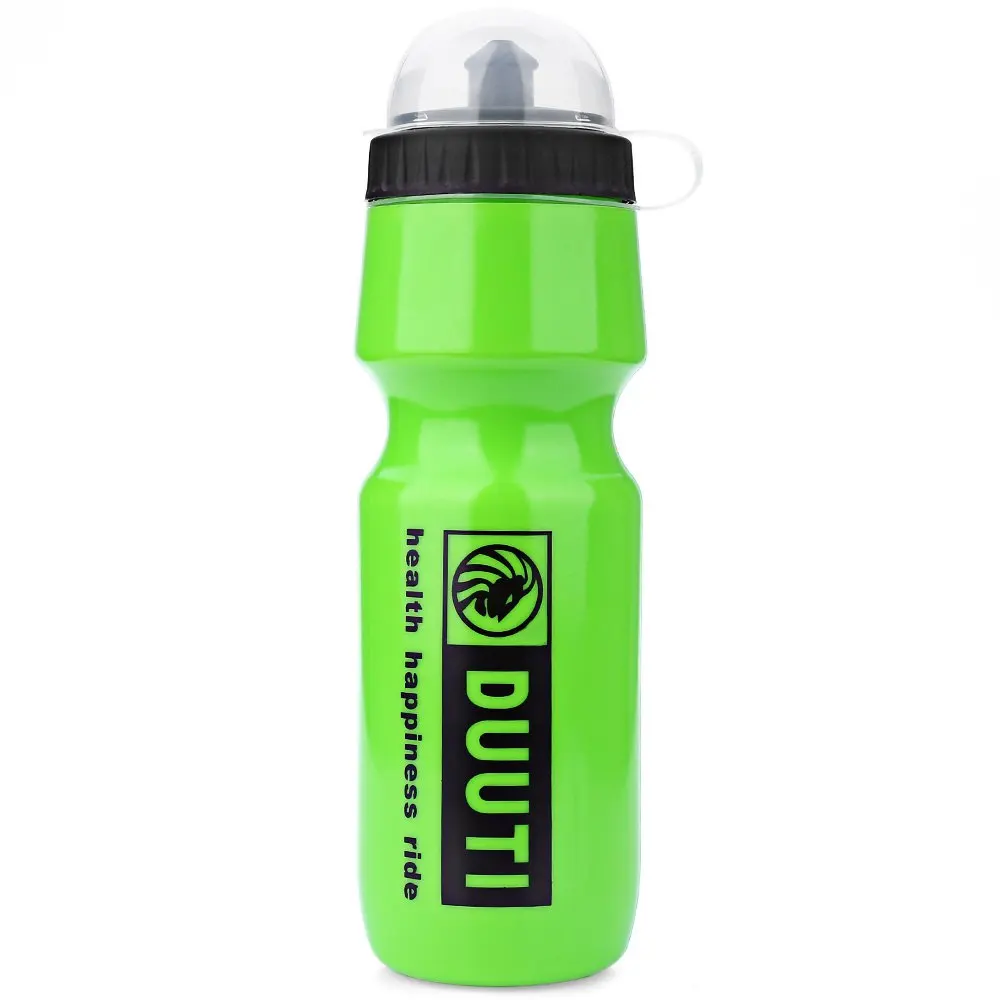 1 шт. HDPE велосипедная бутылка для воды 750 мл портативная уличная велосипедная Спортивная бутылка для питья бутылка для воды С Пылезащитным покрытием - Цвет: GREEN
