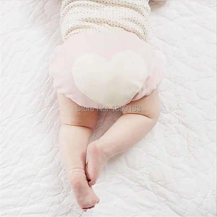 

3 Colors Cotton Baby Girl Boy Diaper Cover Heart Design Bloomer