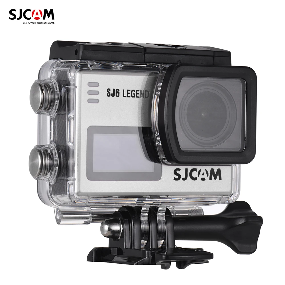 

SJCAM SJ6 Legend 4K/24FPS WiFi Action Camera 16MP Waterproof Sports Cam with Wide Angle Gyro Stabilization External Microphone