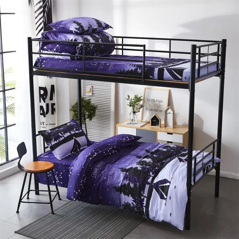

New 6pcs Bedding Set Student Dormitory Bed Sheet Duvet pillow Kid room family Bed Linings pillowcases quilt cover Home textile