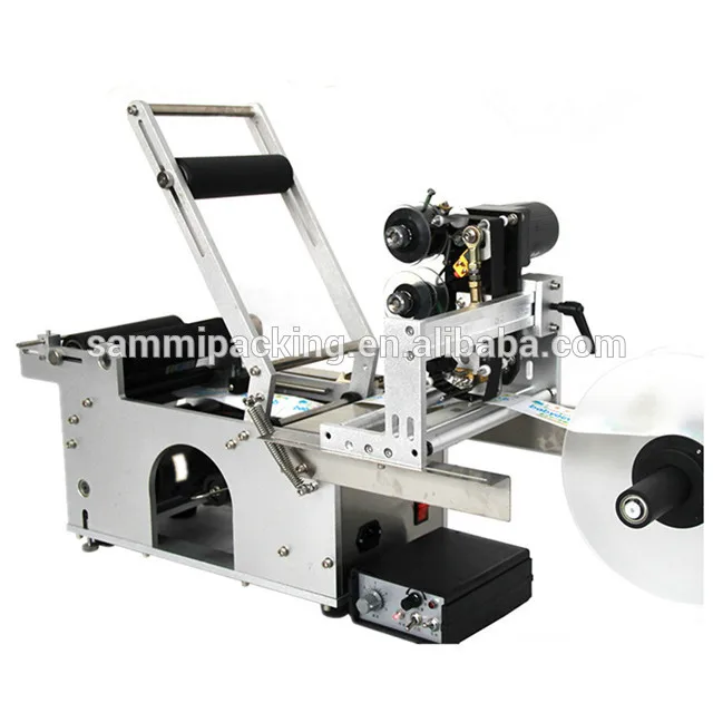 

Export high quality MT-50D Round Bottle Labeling Machine,Round Container Adhesive Sticker Labeller with date coder