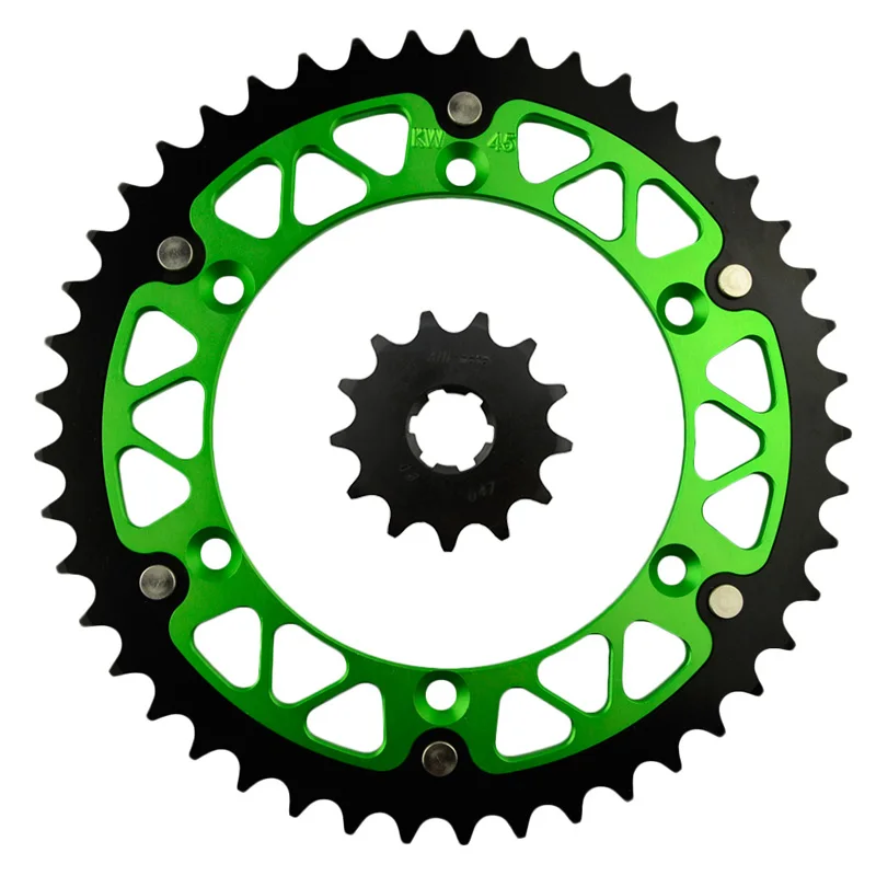 

13 / 45 46 47 48 49 51 52 T Motorcycle Front and Rear Sprocket Kit for Kawasaki KLX250 KLX 250 1982 1993-1995