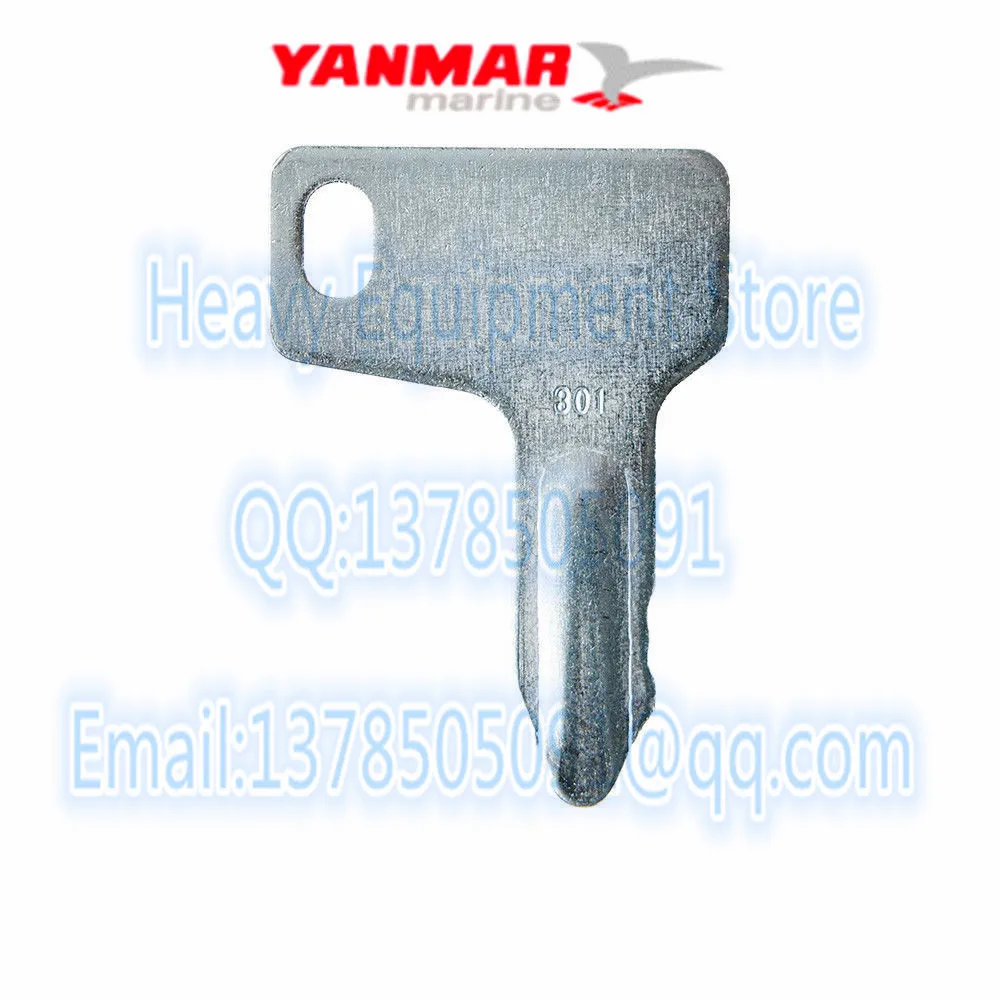 

3 PCS 301 key For Yanmar & Takeuchi Heavy Equipment Ignition Switch Key Grader Dozer Yanmar Excavator
