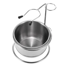 Металлическая Мужская кисть для бритья подставка с мыльником для бритья Кружка чаша набор быстросохнущая Экономия пространства гладкое бритье