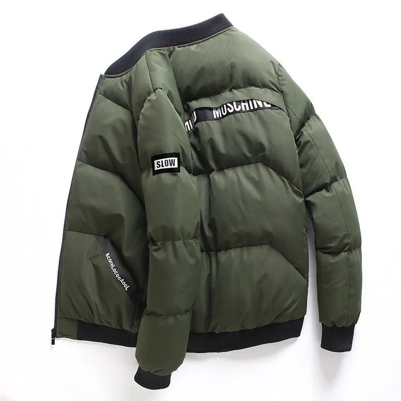 Varsanol толстые зимние куртки для мужчин парка теплые пальто армейский зеленый парки куртка на молнии пальто с капюшоном повседневное хлопок высокое качество - Цвет: army green 1797