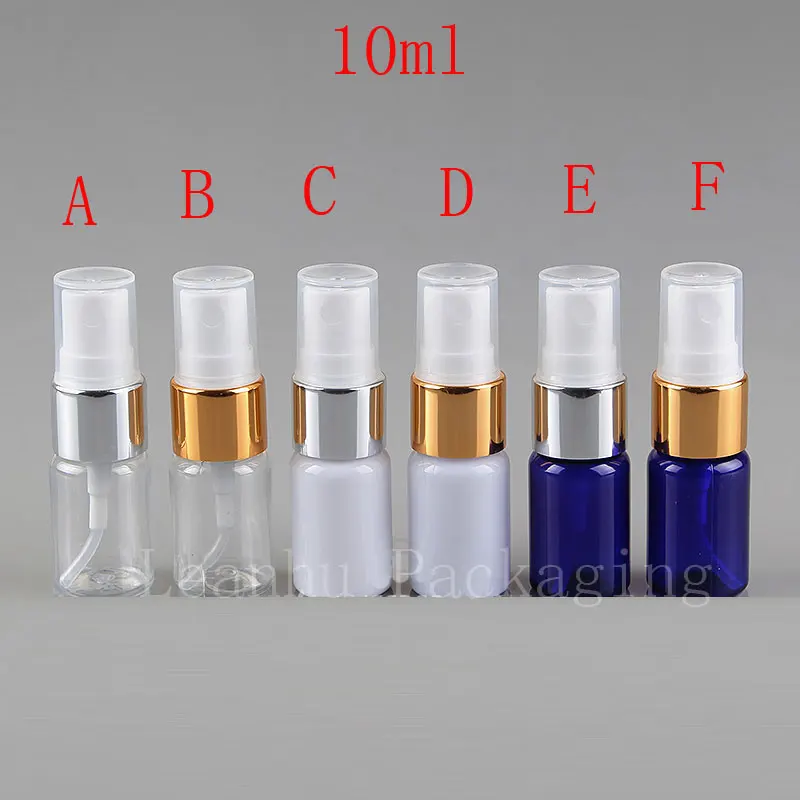 Wholesale 10ml anodized aluminum nozzle , pet sample bottles, small