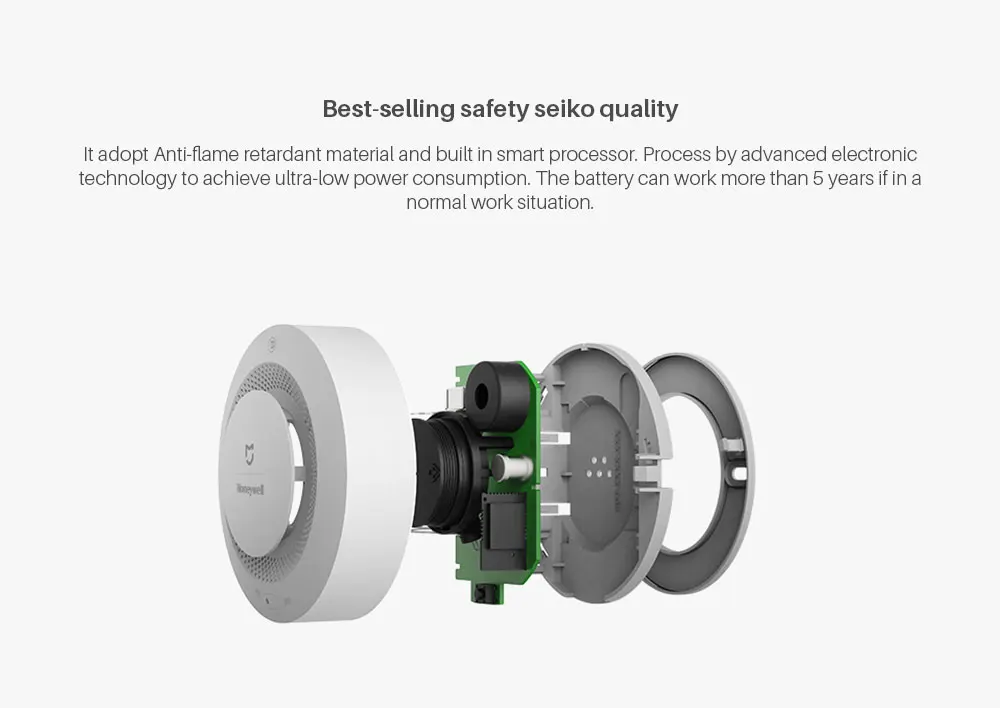 Xiao mi jia mi умный детектор дыма пожарная сигнализация монитор дистанционного управления звуковой сигнал датчик обнаружения для дома sesurity