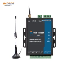 USR-IO424T-GR 4-полосная сеть IO контроллер 4 DI 2 AI 4 DO 4 релейный выход дистанционное управление по GSM GPRS поддержка Modbus TCP RTU USR-IO424T-GR 4-полосная сеть IO контроллер 4 DI 2 AI 4 DO 4 релейный выход дистанционное управление по GSM GPRS поддержка Modbus TCP RTU