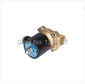 

Free Shipping 5PCS 2W-160-15 NC Switch 1/2" Magnetic Brass Solenoid Water Valve DC24V