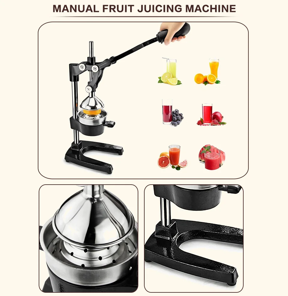 Commerical Hand Press Citrus Commercial Juicer _04