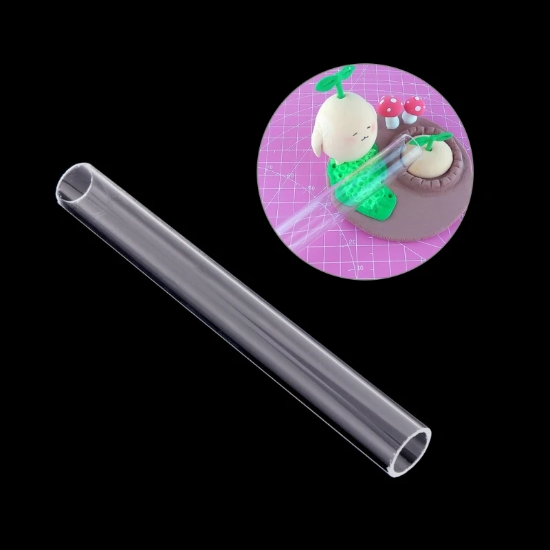 

Drop Ship&Wholesale Transparent Acrylic Clay Roll Pastry Baking Rolling Pin Pottery Mud Roller APR29