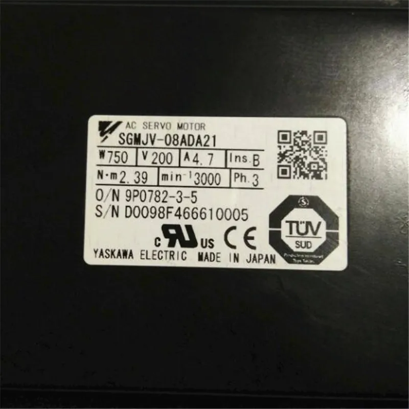 

Used Tested Working AC Servo Motor SGMJV-08ADA21
