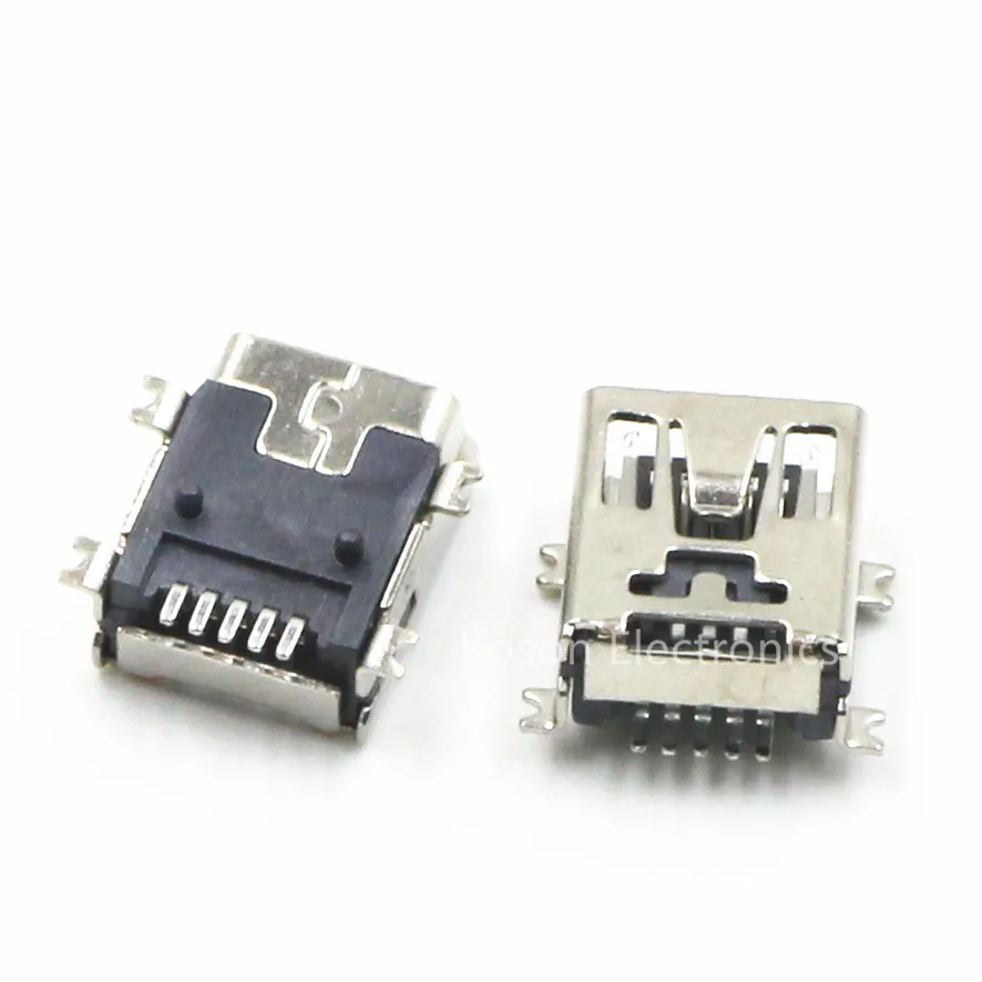 

10pcs USB jack mini female 5P USB jack mini-USB-5P female SMT placement mini usb
