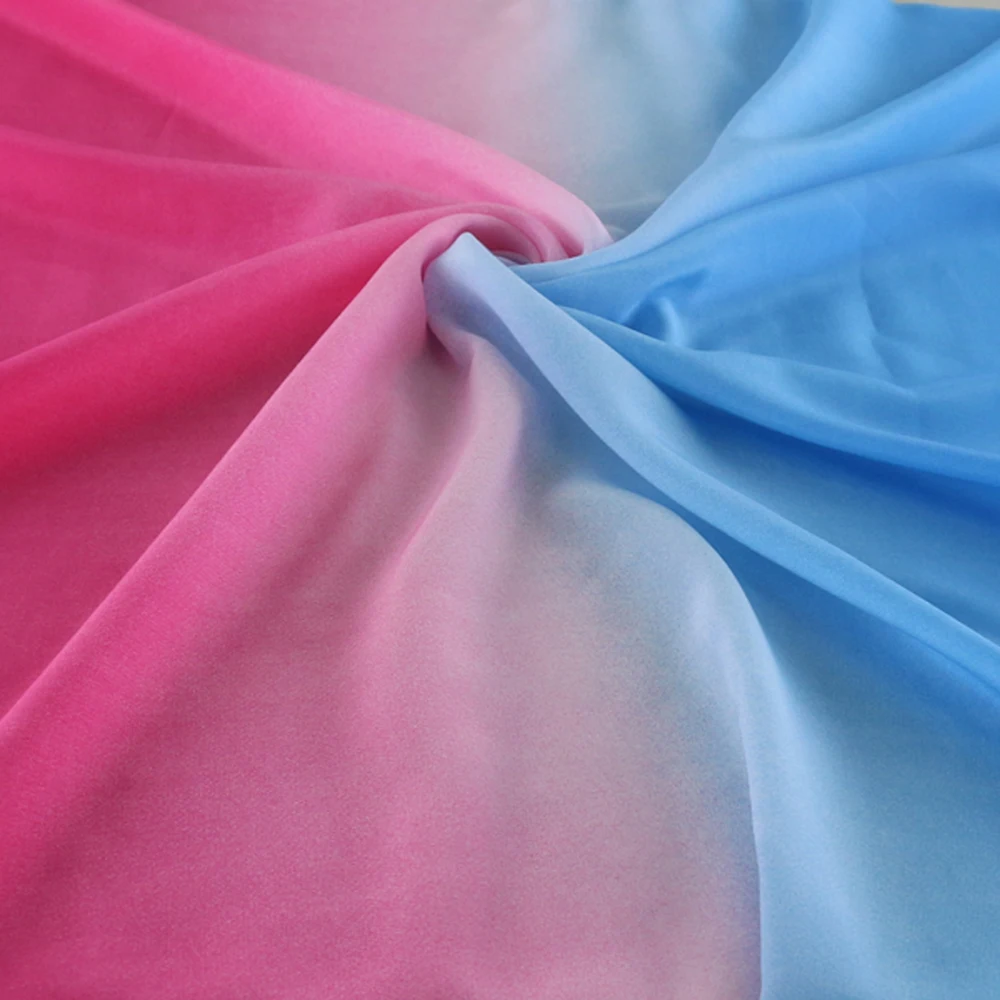 Шифон. Ткань хлопок розовый. Шифон. Фиолетовый и бирюзовый. Голубо розовая ткань.