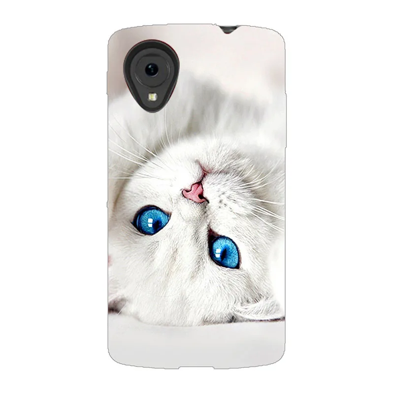 Милый мультяшный Мягкий силиконовый чехол Coque для LG Google Nexus 5 E980 D820 D821 красочный с