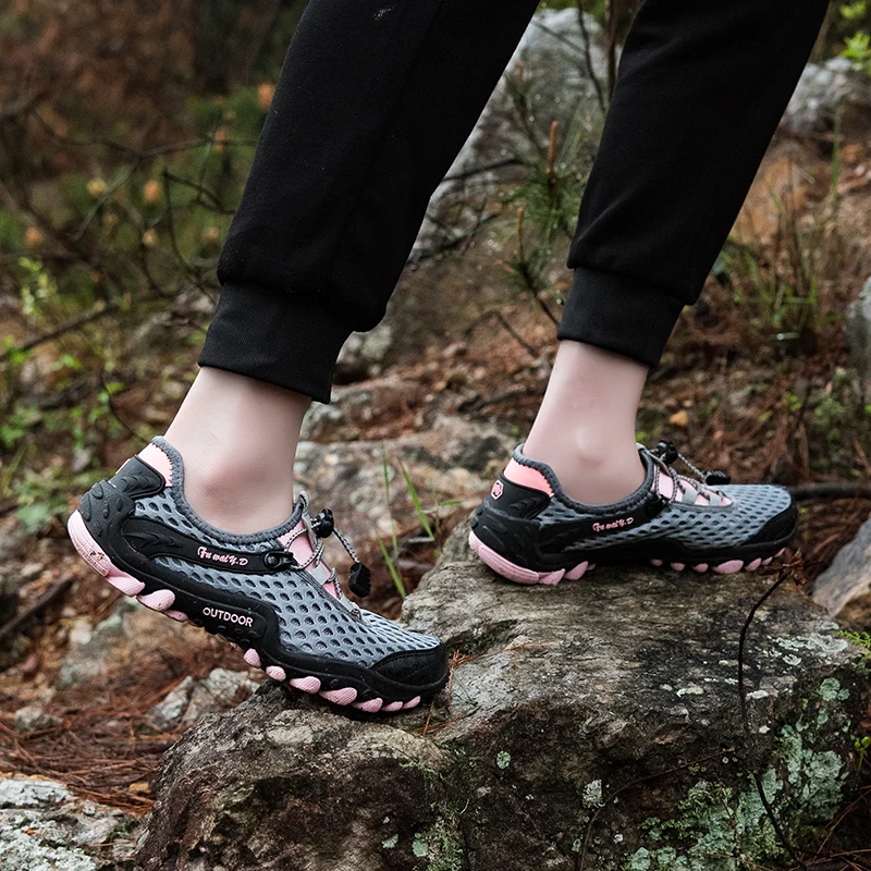 

Women Hiking Shoes Mountain Climbing Trekking Shoes Professional Breathable Sport Shoes Outdoor Sneaker For Camping Travel