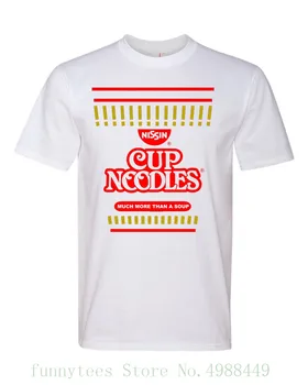 

New Nissin Cup Noodles Cup Graphic Funny T Shirt Shirt - All Sizes Youth Men Youth Adult Slim Fit T Shirt S-xxl