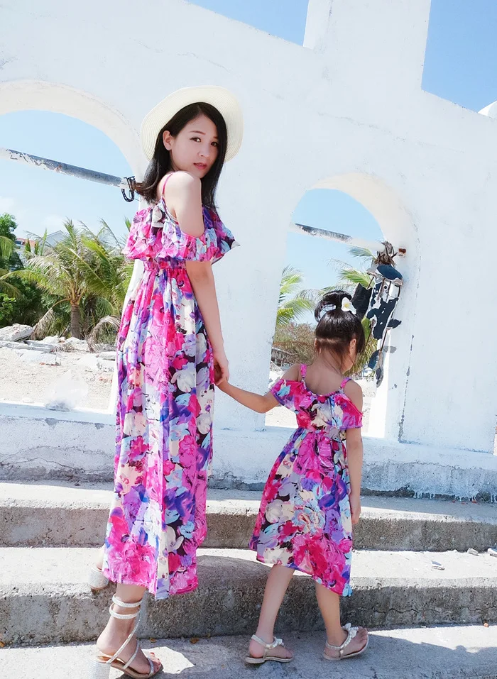 mother daughter dresses matching