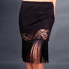 Женская юбка для латинских танцев с ягодицами и кисточками, женские юбки для танцев Cha/Rumba/Samba/пасадобль/Сальса DQY10119