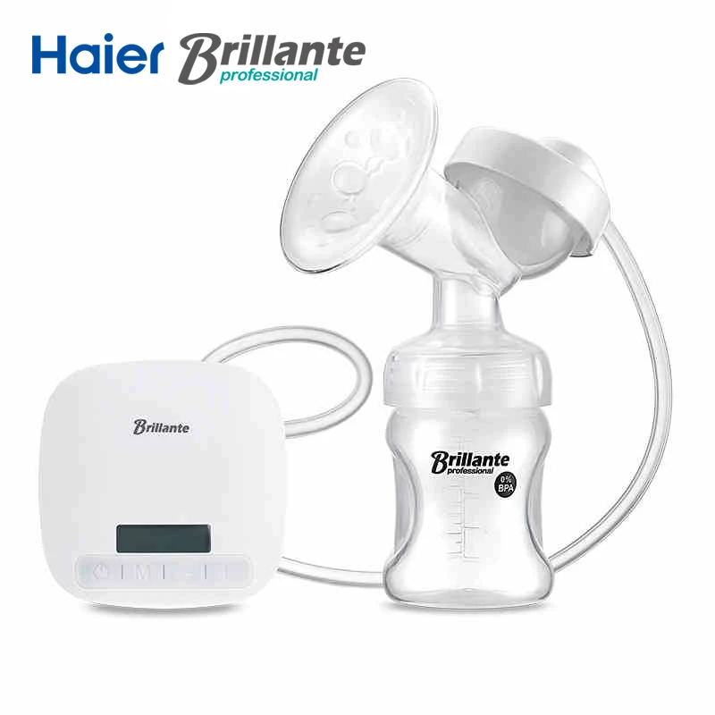 

Haier Brillante Brand USB Electric Breast Pump LCD Display Postpartum Breast Feeding Breast Milk Suckers Breast Pump BPA Free