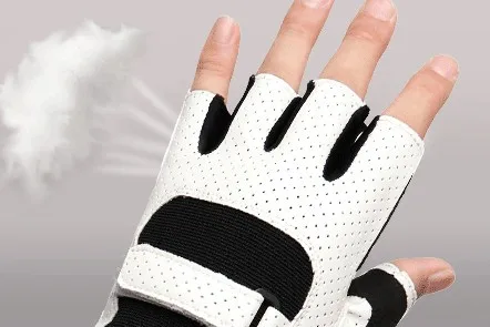 2 цвета PU Фитнес проветрить воздухопроницаемость спортивные перчатки для занятий тяжелой атлетикой с длинными перчатки wrist Protect