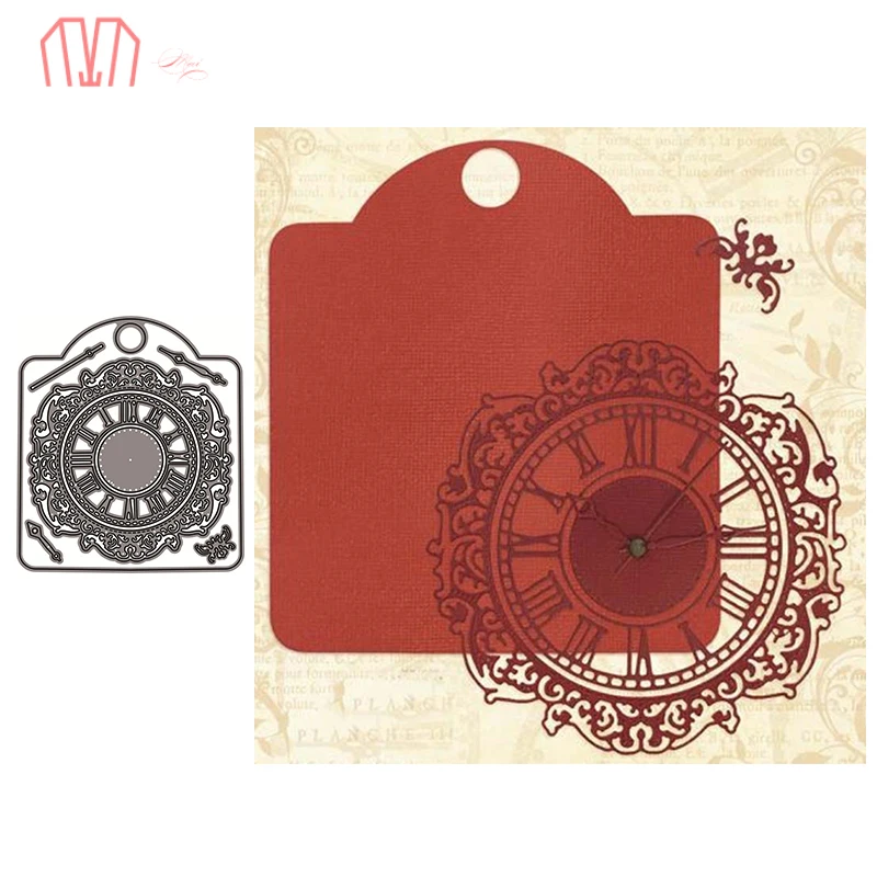 

Mai Build Up Big Clock Metal Cutting Dies Stencils for DIY Scrapbooking photo album Decorative Embossing DIY Paper Cards