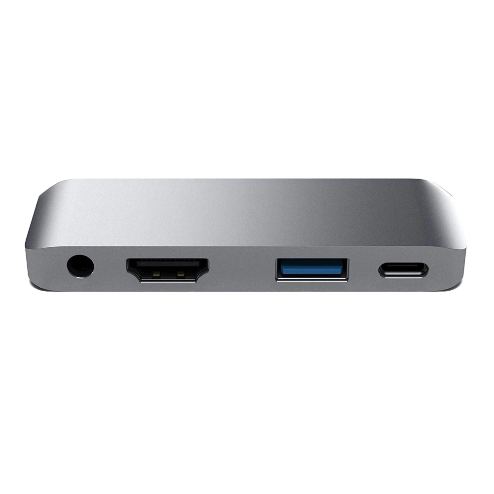 Type C Hub Adapter with USB C PD Charging 4K HDMI USB 3 0 3 5mm Headphone Jack for Mobile Pro New Arrival