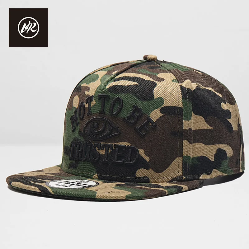 Vis Рок Высокое качество фирменные Snapback хип хоп Бейсбол Кепки унисекс камуфляж Для