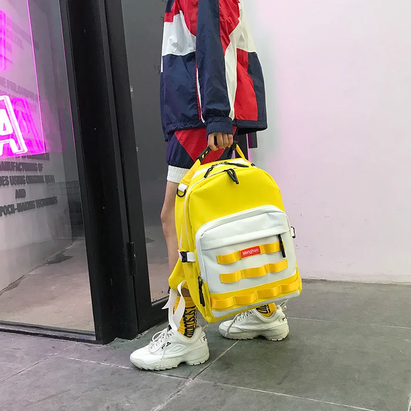Classic Backpack for Teenage Girl Boys Mochila Feminina Women School Backpacks Men Nylon Waterproof Casual Laptop Bagpack Female (60)