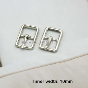 

Wholesale 60pcs/lot metal small 10mm shoe buckle pin alloy sandal buckle free shipping silver nickle color 2016101701