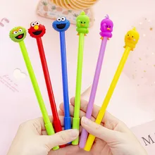 48 шт./партия, корейские креативные милые аниме из мультфильмов, кунжута, уличная утка, гелевая ручка, милая, свежая, Школьная, Студенческая, авторучка