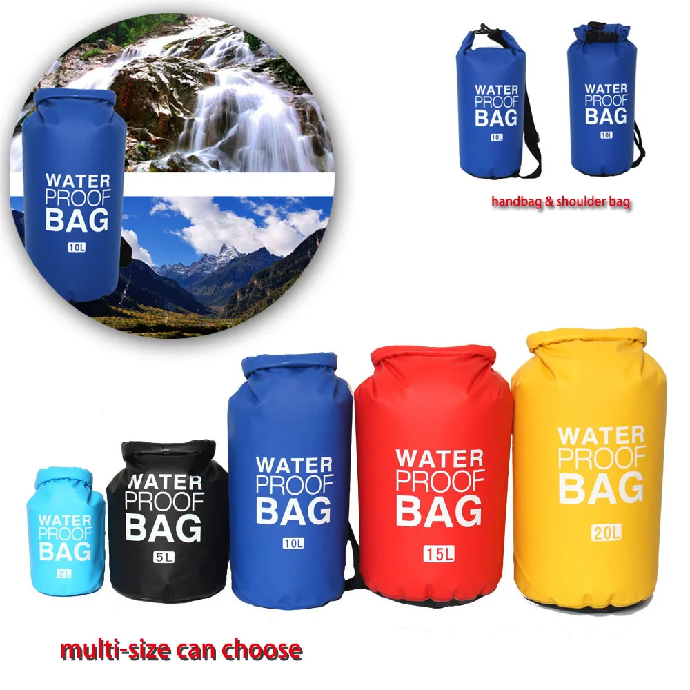 

Sunfield 9 Color 2~ 30L Backpack Outdoor swimming Waterproof Bag Camping Rafting Storage Dry Bag with Adjustable Strap Hook
