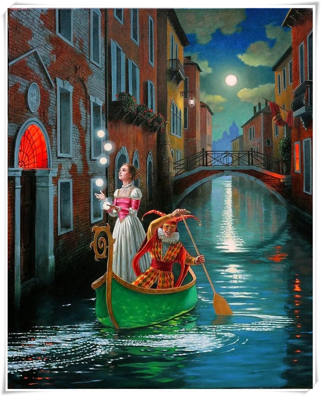 Michael Cheval Surreal Absurdist Hd Print Modern Oil Painting On Canvas