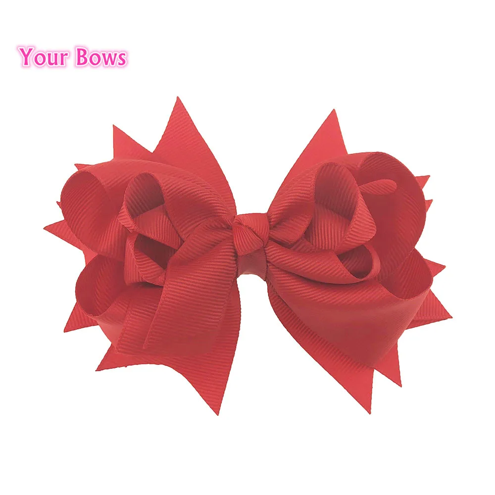solid hair bows 05-7