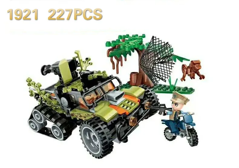 Комплект городской охотничьей модели совместимые блоки игрушки для мальчиков и