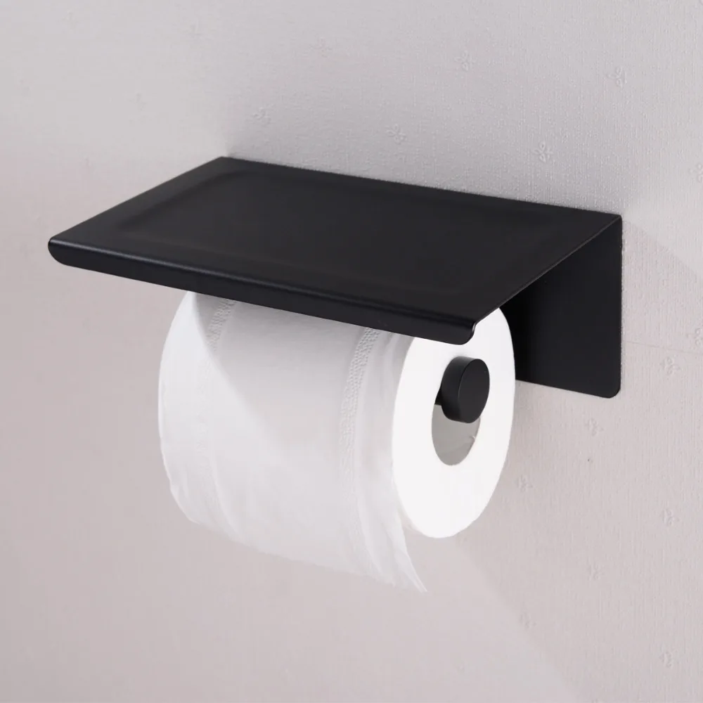 Preise AODEYI Schwarz Edelstahl Papier Box Rollen Halter Wc Papier Halter Tissue Box Bad Zubehör Matte Schwarz Oder Chrom