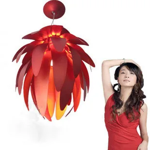 

simple modern aluminum pitaya chandelier lamp room atmosphere fashion personalized restaurant project lamp