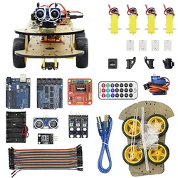 Робот автомобильный комплект для отслеживания транспортных средств препятствием автомобиль для UNO R3 RC для электронных робот автомобиль DIY