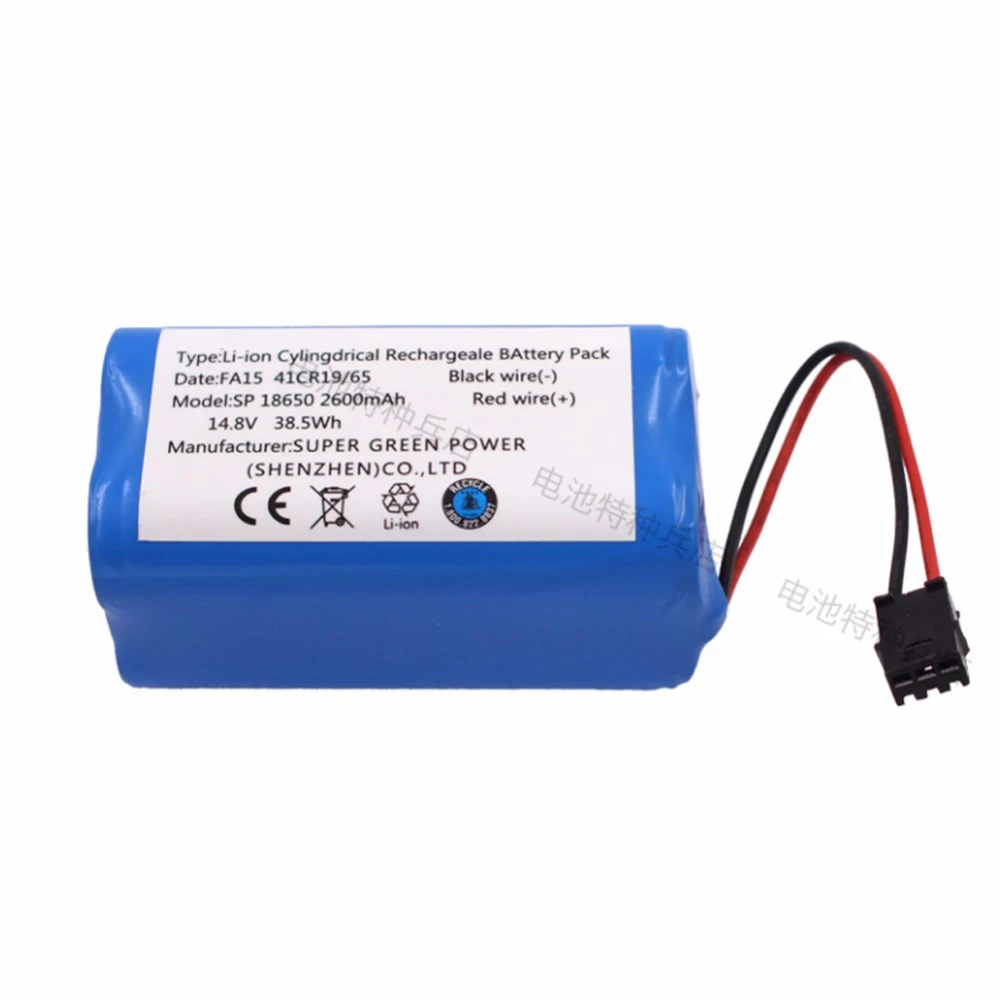 14,8 V 2600mAh Высокое качество Горячая Распродажа литий-ионная аккумуляторная батарея для PUPPYOO V-M900R 900G Робот-Пылесос