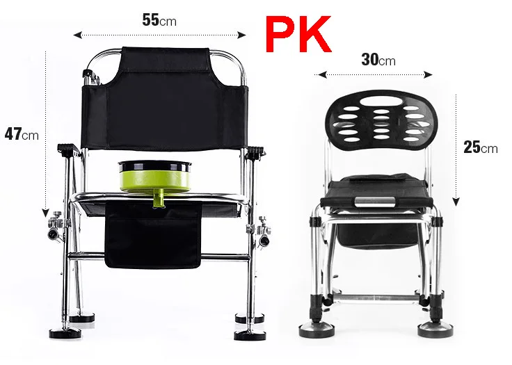 fishing chair stainless steel 3kg multifunctional fishing chair outdoor leisure stool for Relaxed