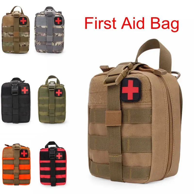 

Tactical First Aid Bag Medical Kit Bag Molle EMT Emergency Survival Pouch Outdoor sports Medical Box Waist Fanny Pack 600D