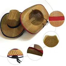 Ковбойская шляпа широкополая шляпа бейсболка для мужчин и женщин рыболовная шляпа ковбойская соломенная шляпа Повседневная летняя мужская и женская джаз шляпа от солнца