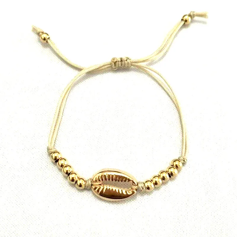 

2019 Designer Original Sweet Beads Weave Shell Bracelet Wild Casual Wind Seaside Resort Bracelet Factory Direct