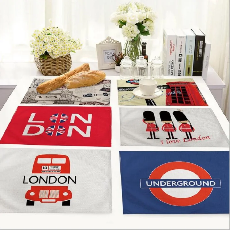لندن إشارة سيارة تحديد الموقع النسيج كوستر الجدول الديكور حصيرة المطبخ Posavasos Manteles individuales Onderzetters H219 لندن إشارة سيارة تحديد الموقع النسيج كوستر الجدول الديكور حصيرة المطبخ Posavasos Manteles individuales Onderzetters H219