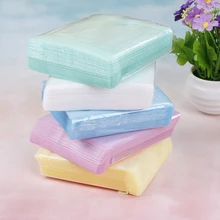 100 шт./компл. компакт-дисков рукава DVD двухсторонний чехол для хранения Чехол PP мешок ручные конверты держатель 140x128 мм