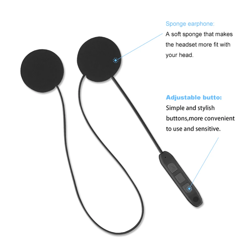 Bluetooth 5 0 гарнитура анти помехи микрофон динамик для BT S1 S3 мотоцикл домофон шлем