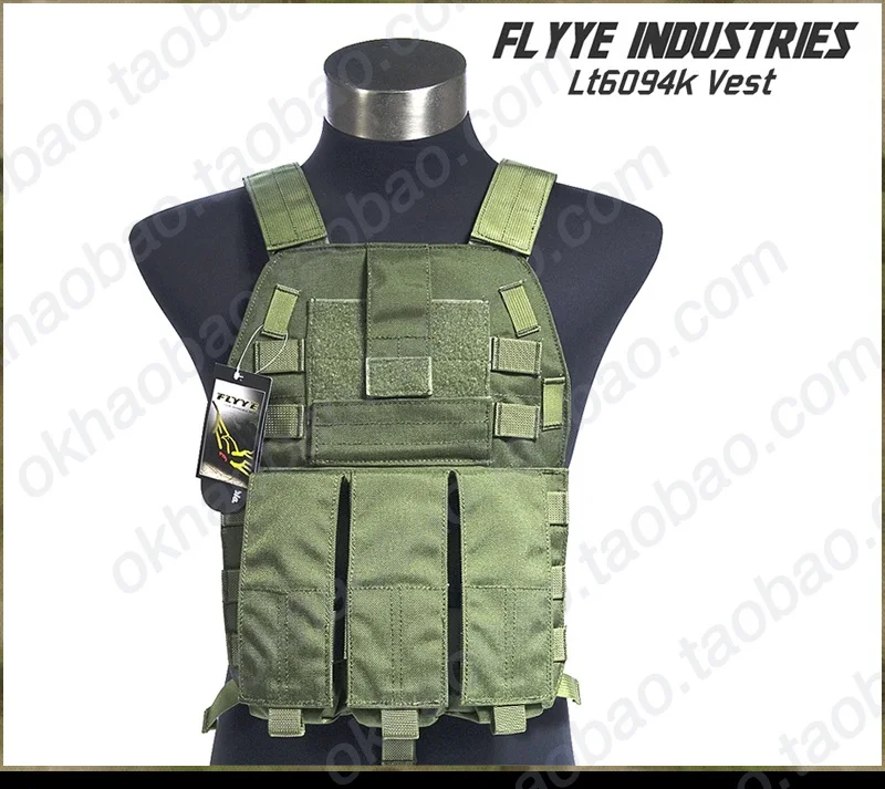 AOR1 FLYYE LT6094K Assault Vest with Pouch Set FY-VT-M023-M-R1 