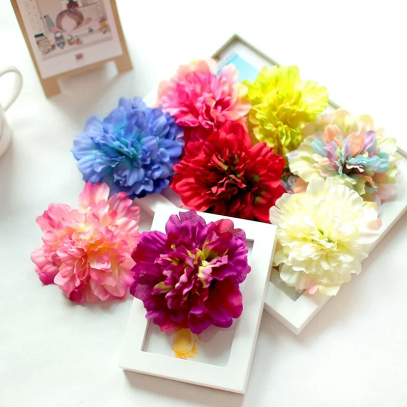 

7 Colors Bohemia Style Orchid Peony Bridal Flowers Hair Clips Hairpins Barrette For Wedding Decoration Hair Accessories