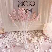 13 см, 10 шт Искусственный жемчуг бусины, цветочные тычинки, мини ягоды, свадебный букет, аксессуары для украшения торта, DIY Волосы гирлянды